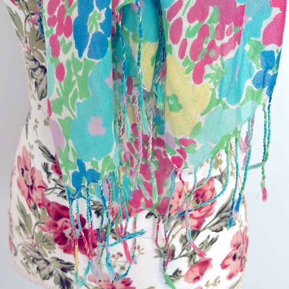 🎉HP🎉Lilly Pulitzer Murfee Silk/Cashmere Scarf - Picture 6 of 11